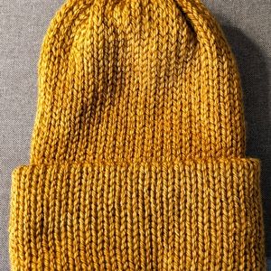 Handmade knitted beanie